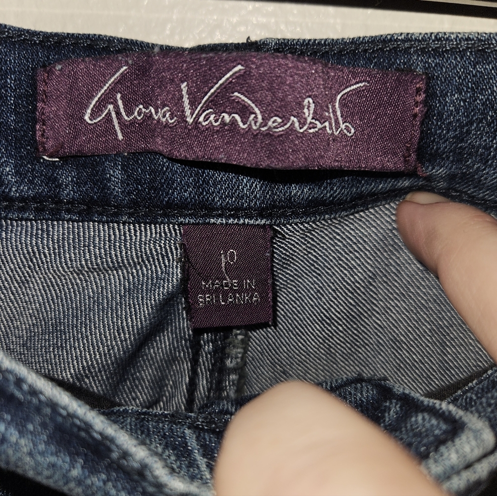 Gloria Vanderbilt Womans Amanda Blue Jeans Size 10 - Picture 6 of 13